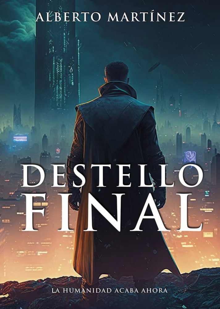 Portada de la mejor novela de ciencia ficcion en español del 2023: "Destello Final"