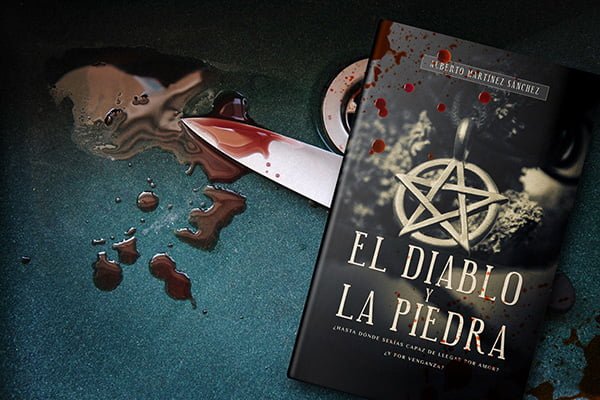 el diablo y la piedra, libro de terror y fantasía sobrenatural.